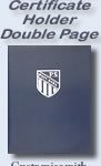Graduation Certificate Holder Double Page